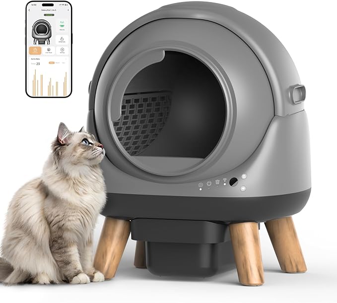Self Cleaning Litter Box for Multiple Cats by CATBOSS