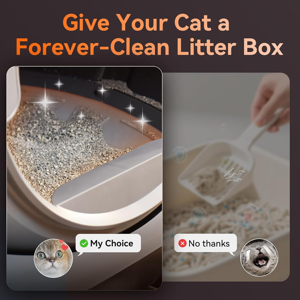Self Cleaning Litter Box for Multiple Cats by CATBOSS