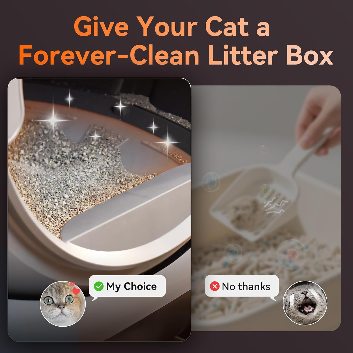 Self Cleaning Litter Box for Multiple Cats by CATBOSS