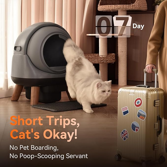 Self Cleaning Litter Box for Multiple Cats by CATBOSS